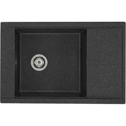 Кухонная мойка Акватон Делия 1A715132DE210, графит, Цвет производителя: графит - фото 