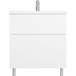 Тумба напольная с раковиной AM.PM Gem 75 см M90FSX07522WG32, белый, Цвет фасада: белый - фото 