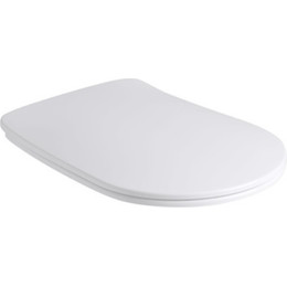 Сиденье с крышкой для унитаза Kerasan Nolita микролифт 539130, белый матовый - фото 
