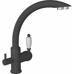 Смеситель для кухни Florentina Шале FL 333.25H.2113.102, чёрный, Цвет производителя: чёрный - фото 