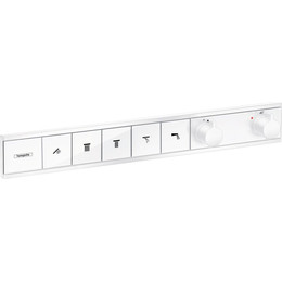 Смеситель для ванны с термостатом Hansgrohe RainSelect 15384700, белый - фото 