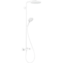 Душевая стойка с термостатом Hansgrohe Raindance Select S Showerpipe 240 1jet PowderRain 27633700, белый - фото 