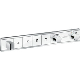 Смеситель для душа с термостатом Hansgrohe RainSelect 15357400, белый/хром - фото 