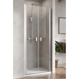 Душевая дверь Radaway Nes 8 DWD I 45L+60R 105 см (стекло 8 мм), хром/прозрачное - фото 