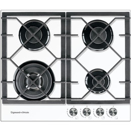 Газовая варочная поверхность Zigmund & Shtain MN 175.61 W (белое стекло) - фото 