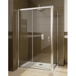 Душевое ограждение Radaway Premium Plus DWJ+S 120х70 см, хром/прозрачное - фото 