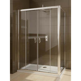 Душевое ограждение Radaway Premium Plus DWD+S 180х80 см, хром/прозрачное - фото 