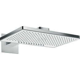 Верхний душ Hansgrohe Rainmaker Select 460 2jet 24005400, латунь/стекло, белый/хром - фото 