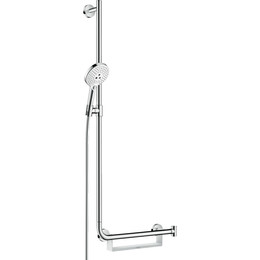 Душевой гарнитур Hansgrohe Raindance Select S 120 3jet 26324400, белый/хром - фото 