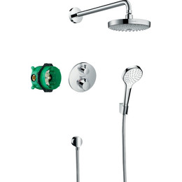 Душевая система для душа с термостатом Hansgrohe Croma Select S/Ecostat 27295000 - фото 