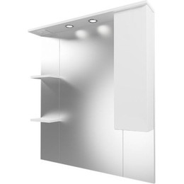 Зеркало-шкаф Mirsant Next 80 см R - фото 