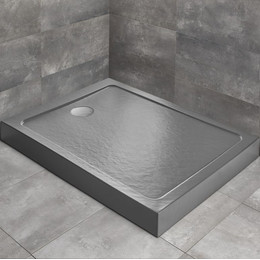 Поддон акриловый Radaway Doros F Compact Stone Anthracite 120х90 см SDRFP1290-05-64S, антрацит - фото 