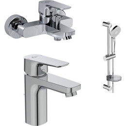 Набор смесителей 3 в 1 для ванны с коротким изливом Ideal Standard Ceraplan III BD005AA - фото 