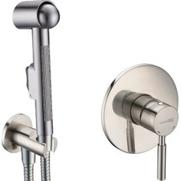 Набор для гигиенического душа WasserKraft Wern A04200, хром матовый - фото 