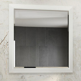 Зеркало Comforty Империя 80 см, белый - фото 