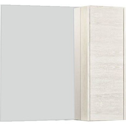 Зеркало-шкаф Comforty Бремен 90 см, дуб белый - фото 