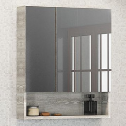 Зеркало-шкаф Comforty Никосия 60 см, дуб белый - фото 