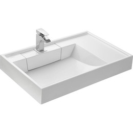 Раковина над стиральной машиной Акватон Рейн 80 см 1A72113KRW010 - фото 