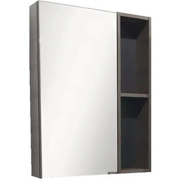 Зеркало-шкаф Comforty Франкфурт 60 см, дуб шоколадно-коричневый - фото 