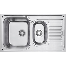 Кухонная мойка Omoikiri Kashiogawa 86-2-IN 0,7 мм 4993454, нержавеющая сталь, Цвет производителя: нержавеющая сталь - фото 