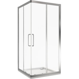 Душевое ограждение Bas Neo CR-100-C-CH 100х100 см, хром/прозрачное - фото 