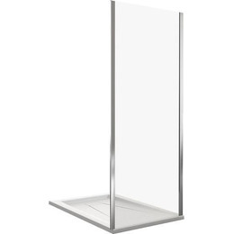 Боковая стенка Bas Neo SP-100-C-CH 100 см хром/прозрачное - фото 