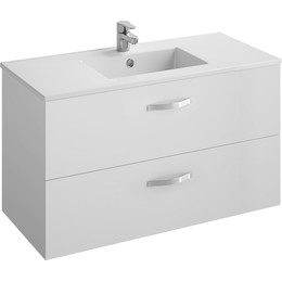 Тумба подвесная с раковиной Jacob Delafon Ola 100 см EB392RU-J5, белый - фото 