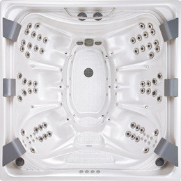 Спа бассейн USSPA Profi Spa Master 231х231 см, для коммерческого использования - фото 