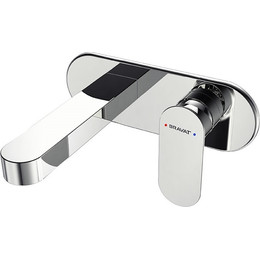 Смеситель для раковины настенный Bravat Gina P69182C-ENG - фото 