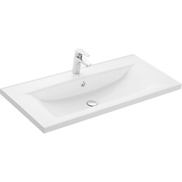 Раковина врезная на столешницу Акватон Айрис 100 см 1A723031AG010 - фото 