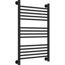 Полотенцесушитель водяной Сунержа Богема+ П14 800x500 мм (прямая перемычка) 31-0220-8050, чёрный матовый - фото 