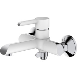 Смеситель для ванны Haiba HB60805-8, белый/хром - фото 