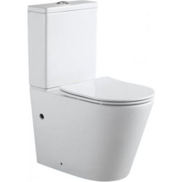 Унитаз-компакт безободковый Aquanet Rimless Atago 2.0 C1 LX-2904 243546 с тонкой крышкой микролифт - фото 