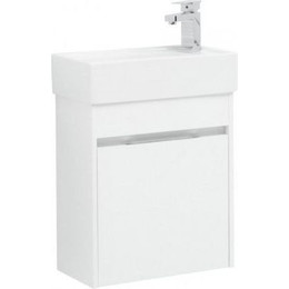 Тумба подвесная с раковиной Aquanet Лидс 50 см 239741, белый, Цвет фасада: белый - фото 