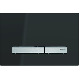 Кнопка смыва Geberit Sigma 50 115.788.DW.2, черный/нержавеющая сталь - фото 