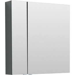 Зеркало-шкаф Aquanet Алвита 80 см 240109, серый антрацит - фото 