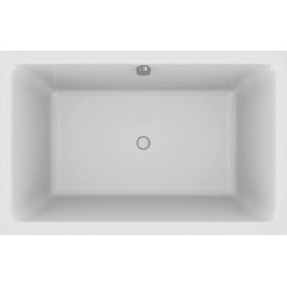 Ванна акриловая Jacob Delafon Capsule 140х90 см E6D123-00 с ножками, Размер - мм: 1400х900 - фото 