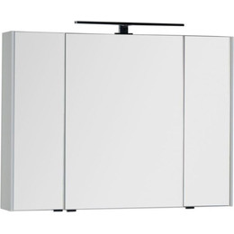 Зеркало-шкаф Aquanet Латина 100 см 179636, белый - фото 