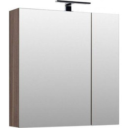 Зеркало-шкаф Aquanet Нью-Йорк 85 см 203954, орех - фото 