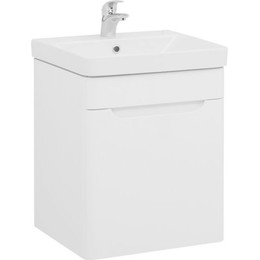 Тумба подвесная с раковиной Aquanet София 50 см 201745, белый - фото 