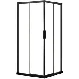 Душевое ограждение Aquanet Pleasure AE60-S-100x100U-BT 100x100 см (стекло 8 мм), чёрный/прозрачное - фото 