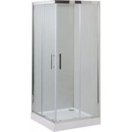 Душевое ограждение Aquanet Delta Cube NPE1142 100x100 см (стекло 8 мм), хром/прозрачное - фото 