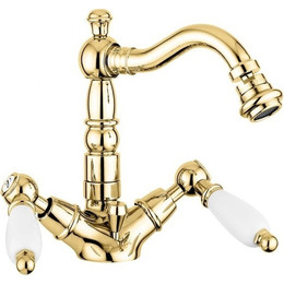 Смеситель для биде Emmevi Deco Ceramic OR121614, золото - фото 