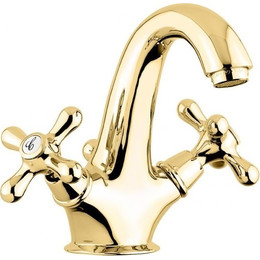 Смеситель для раковины Emmevi Deco Classic OR12013, золото - фото 