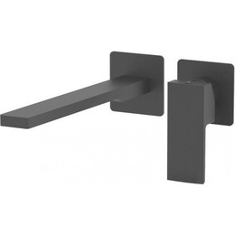 Смеситель для раковины настенный Paffoni Elle EL105NO70, чёрный матовый - фото 