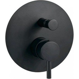 Смеситель для ванны Paffoni Light LIG015NO, чёрный матовый - фото 