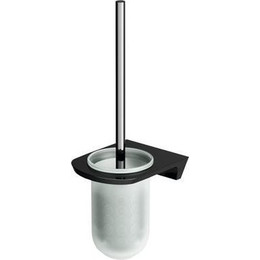 Ёршик для унитаза WasserKraft Glan K-5127, цвет чёрный - фото 