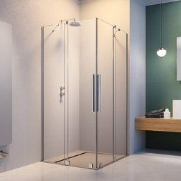 Душевое ограждение Radaway Furo KDD 110х110 см (стекло 8 мм), хром/прозрачное - фото 