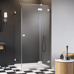 Душевое ограждение Radaway Essenza Pro White KDJ 120х75 см R, белый/прозрачное - фото 