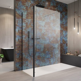 Душевое ограждение Radaway Modo New Black IV 90х90 см (стекло 8 мм), черный/прозрачное - фото 